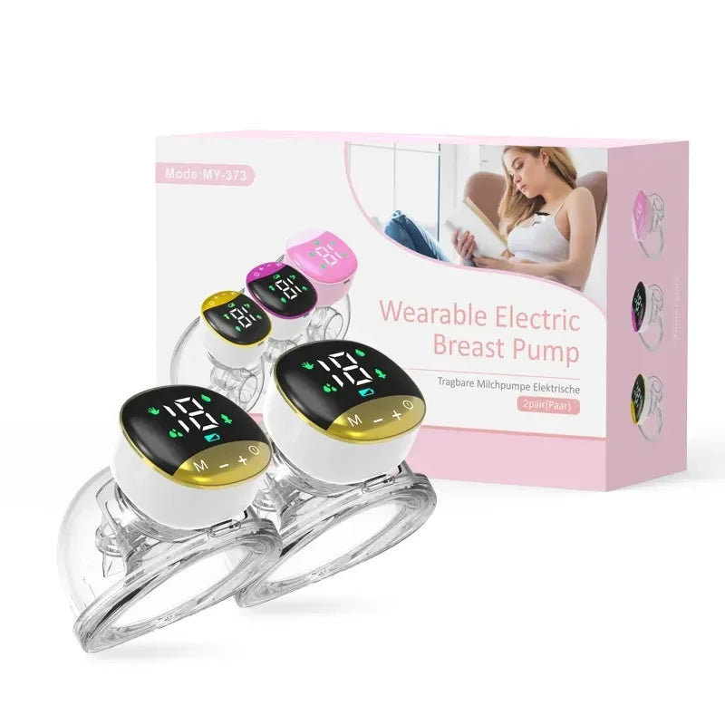 Portable Electric Breast Pump - Silent, Hands-Free, BPA-Free, Automatic Milk Extractor