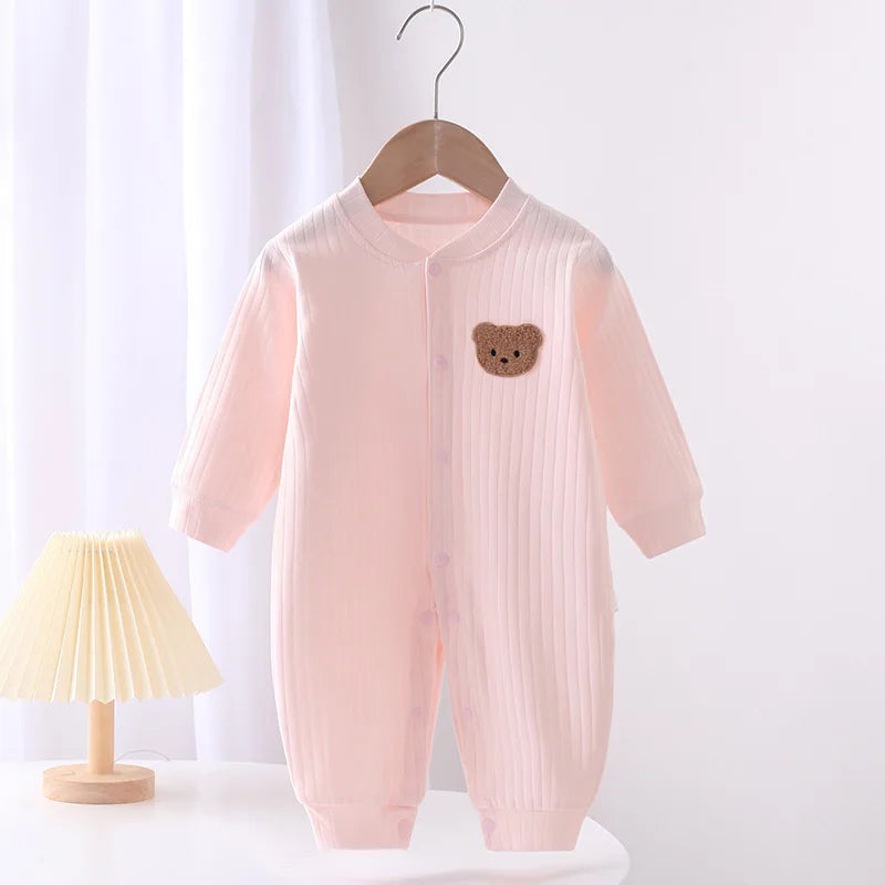 Bear Newborn Romper – Cotton One-Piece Jumpsuit for Babies & Toddlers