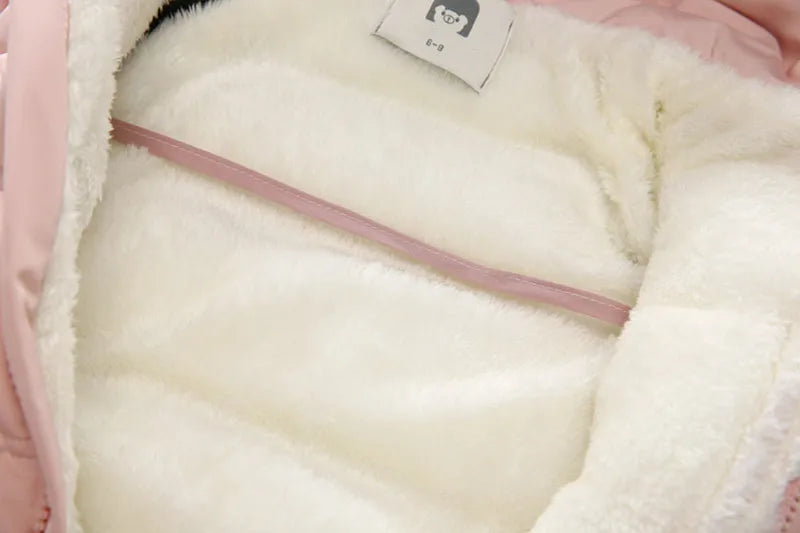 Winter Baby Jumpsuit – Warm Hooded Velvet Snowsuit