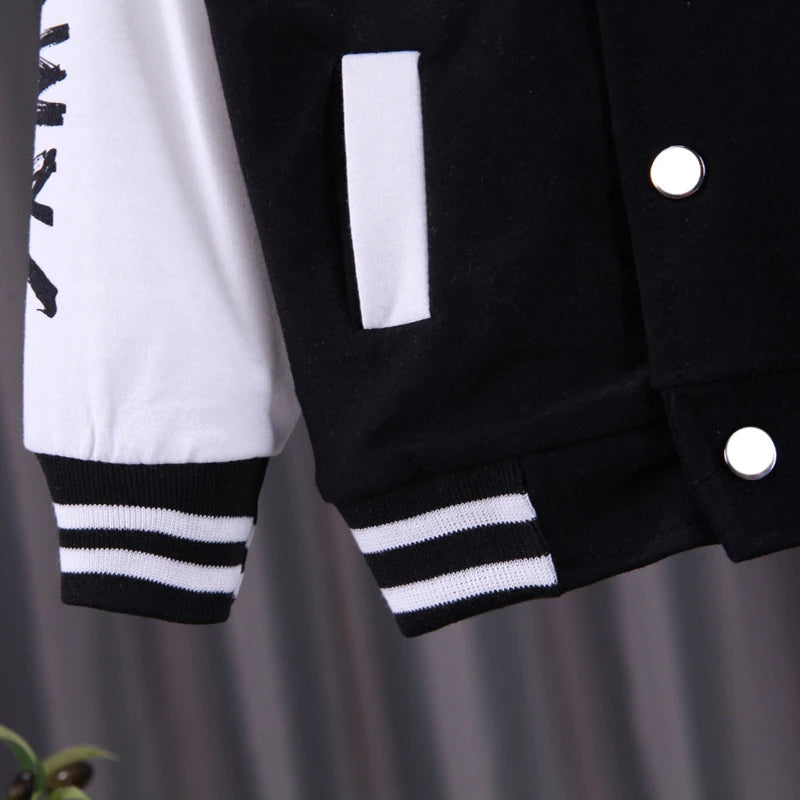Baby Boy Outfit – Cartoon Tiger Baseball Jacket & Pants Set (1-5Y)