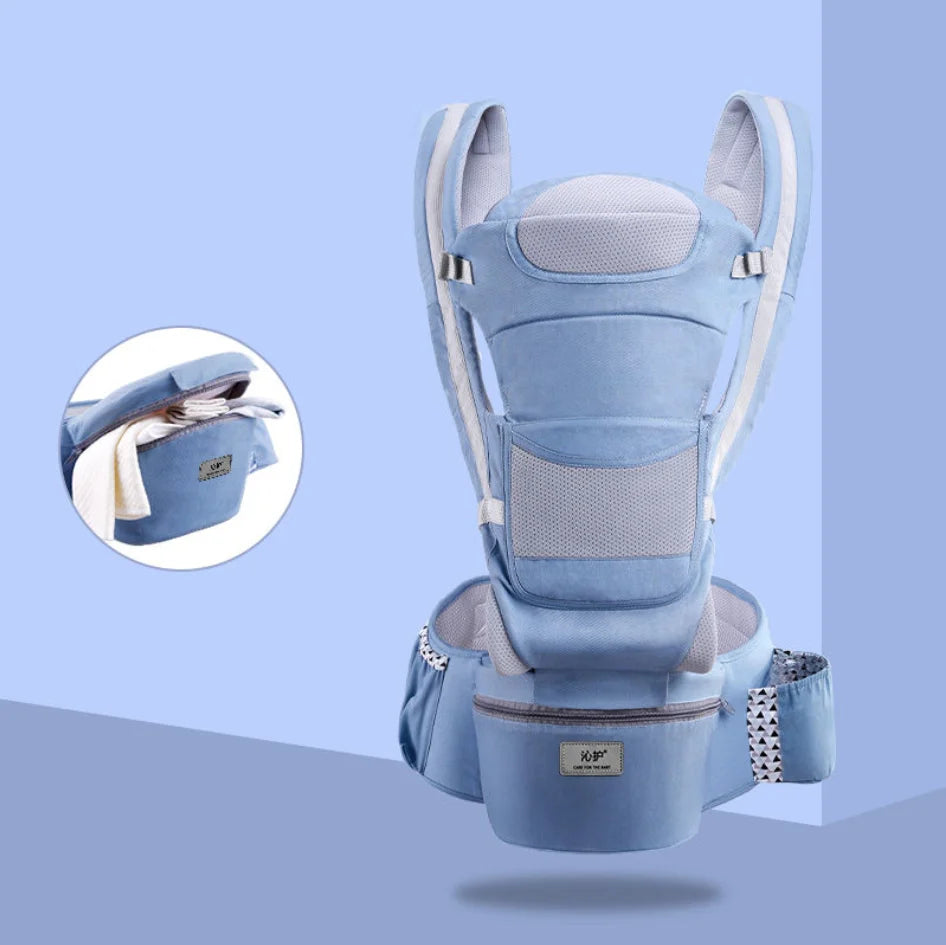 Baby Carrier Waist Stool – Ergonomic Hipseat with Storage Bag and Sling