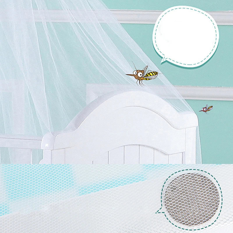 Baby Canopy Mosquito Net – Hanging Dome for Crib & Toddler Bed