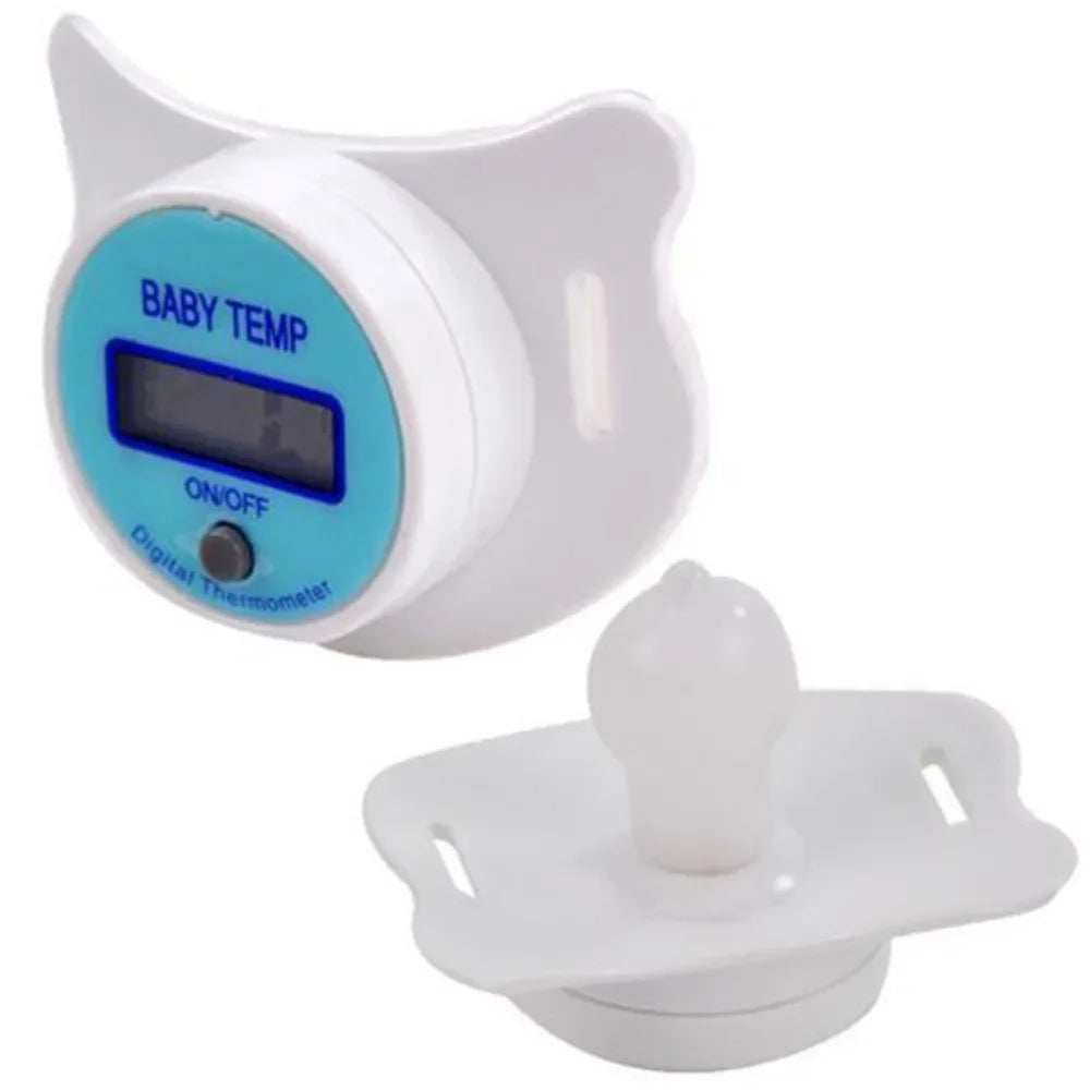 Digital Baby Pacifier Thermometer – LCD Display, Oral Temperature Monitor with Alarm