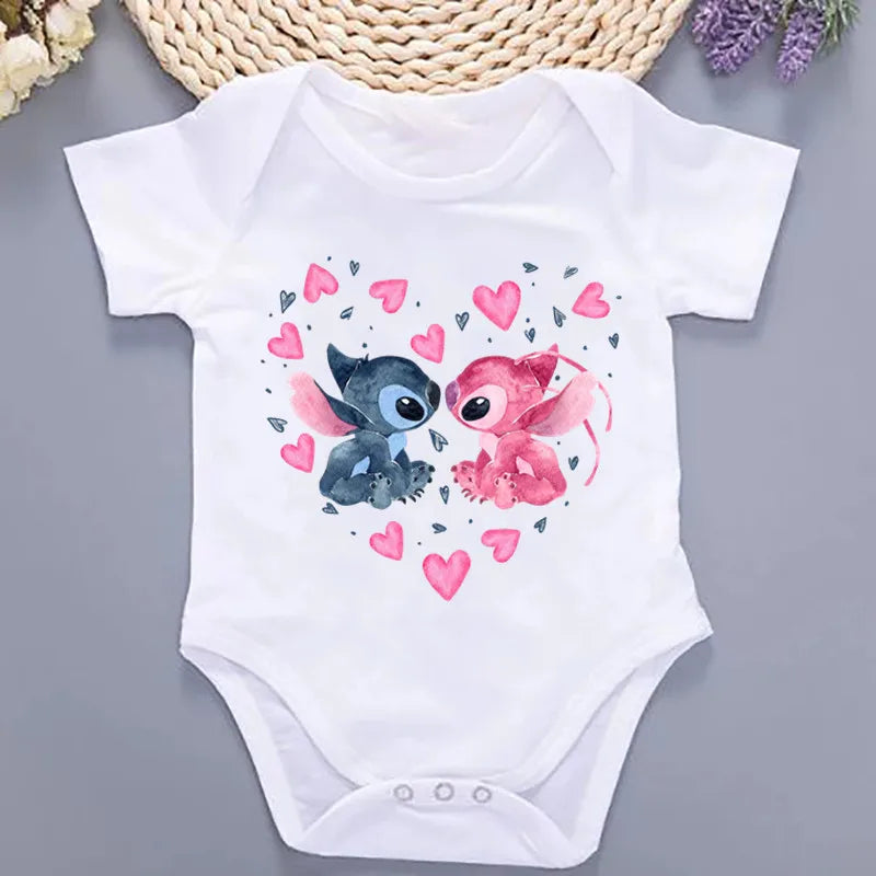 Kawaii Print Summer Baby Bodysuit – 100% Cotton One-Piece Jumpsuit
