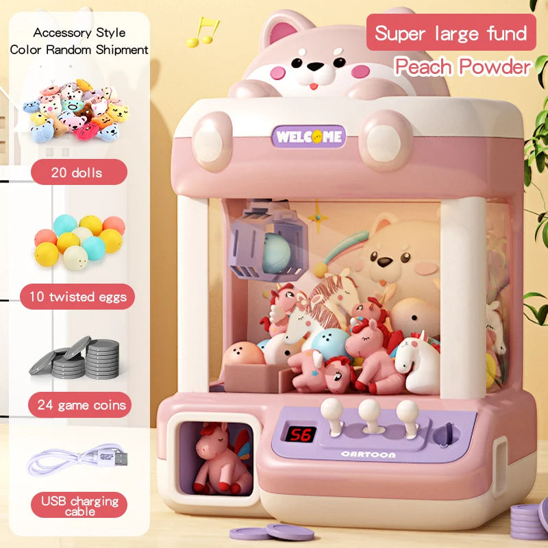Mini Claw Machine – Music & Light Toy for Kids' Gifts