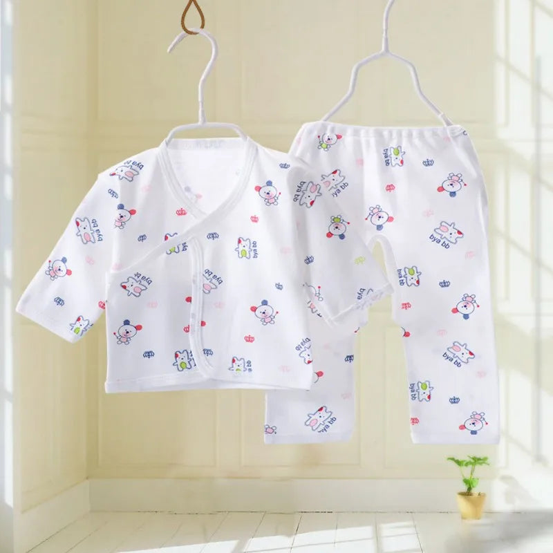 Newborn Hedgehog Outfit – 5PCS Pure Cotton Baby Clothing Set (0-3M)