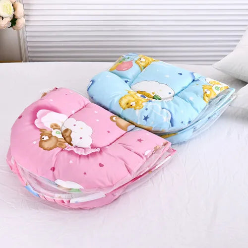 Foldable Newborn Baby Crib – Portable, Pressure-Resistant, Bionic Travel Bed