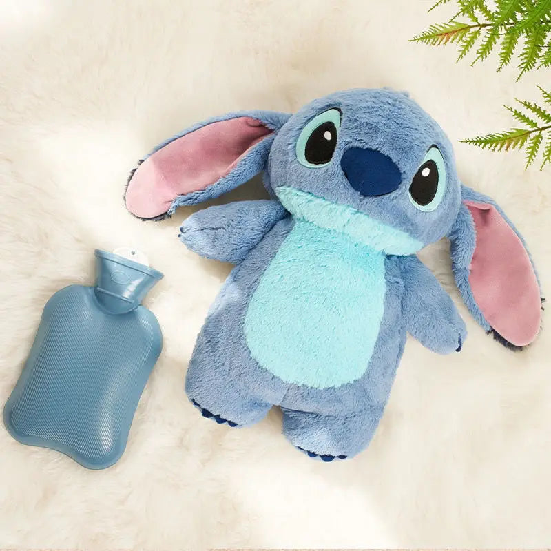 Stitch Plush Hot Water Bottle – Cozy Hand Warmer & Gift for Women
