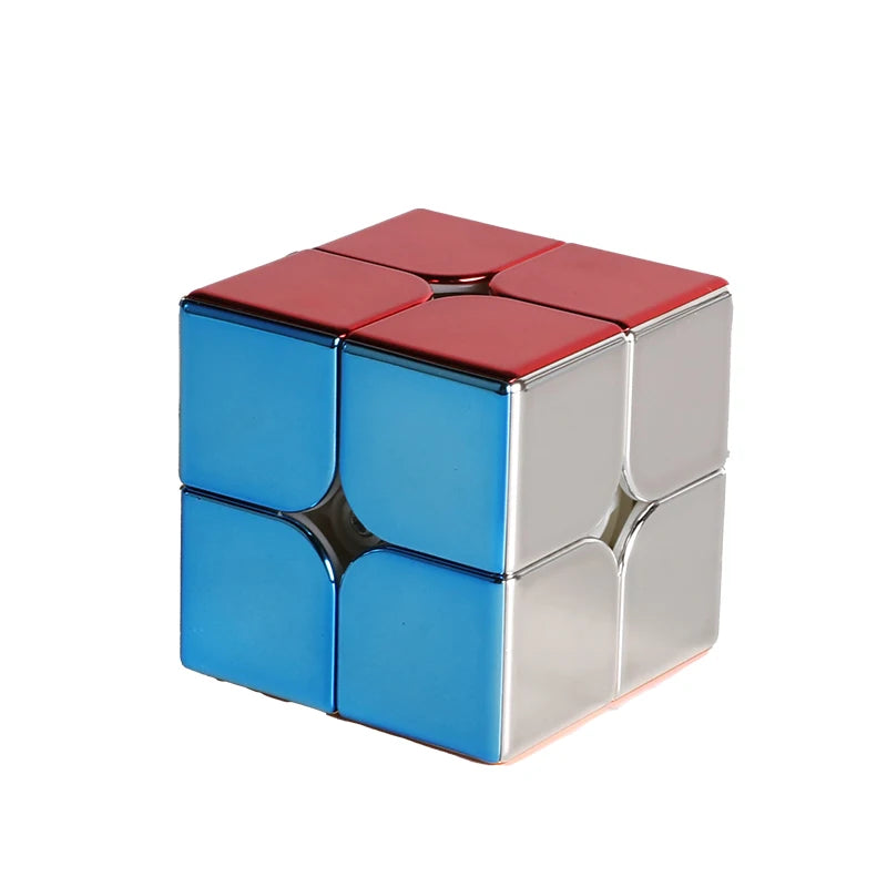 Speed Plating Magnetic Cube Set – 2x2, 3x3, Pyramid Stickerless