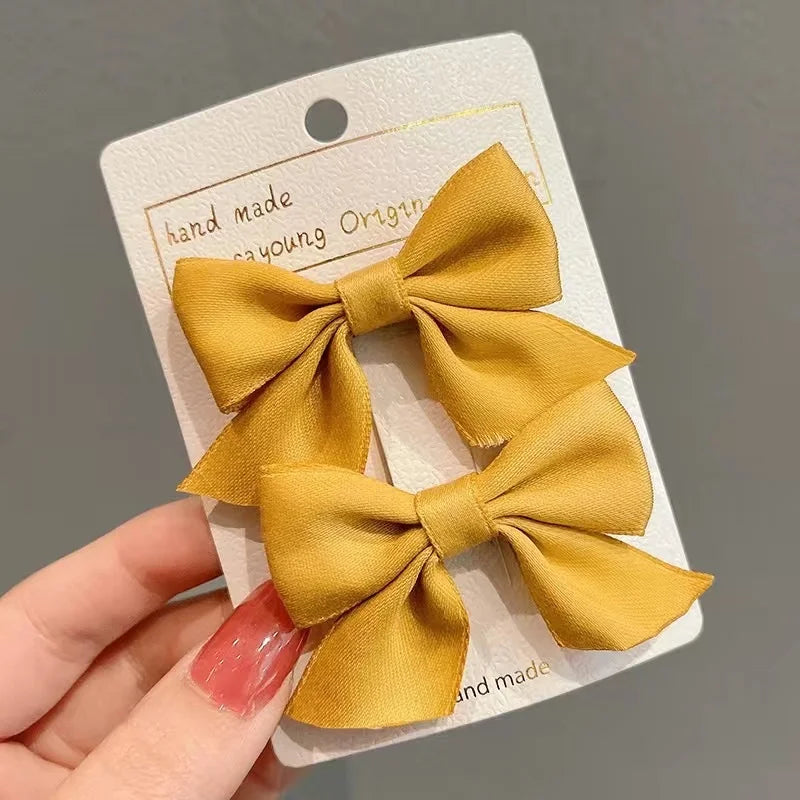 Adorable Bow Hair Clips – Sweet Summer Hair Accessories for Little Girls & Babies
