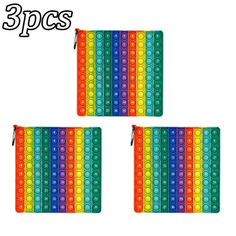 9x9 Multiplication Pop It – Educational Math Fidget Toy for Kids
