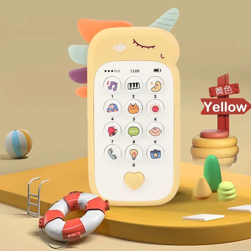 Baby Phone Toy – Musical Sound & Teething Early Education Toy for 0-12 Months