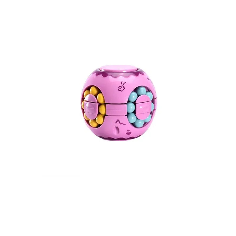 Rotating Bean Fidget Cube – Educational Finger Gyro Toy for Kids
