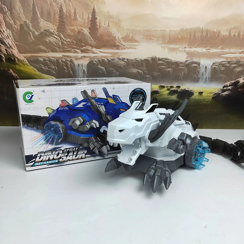 Electric Walking Dinosaur – Multifunctional Spray & Light-Up Pterosaur Toy