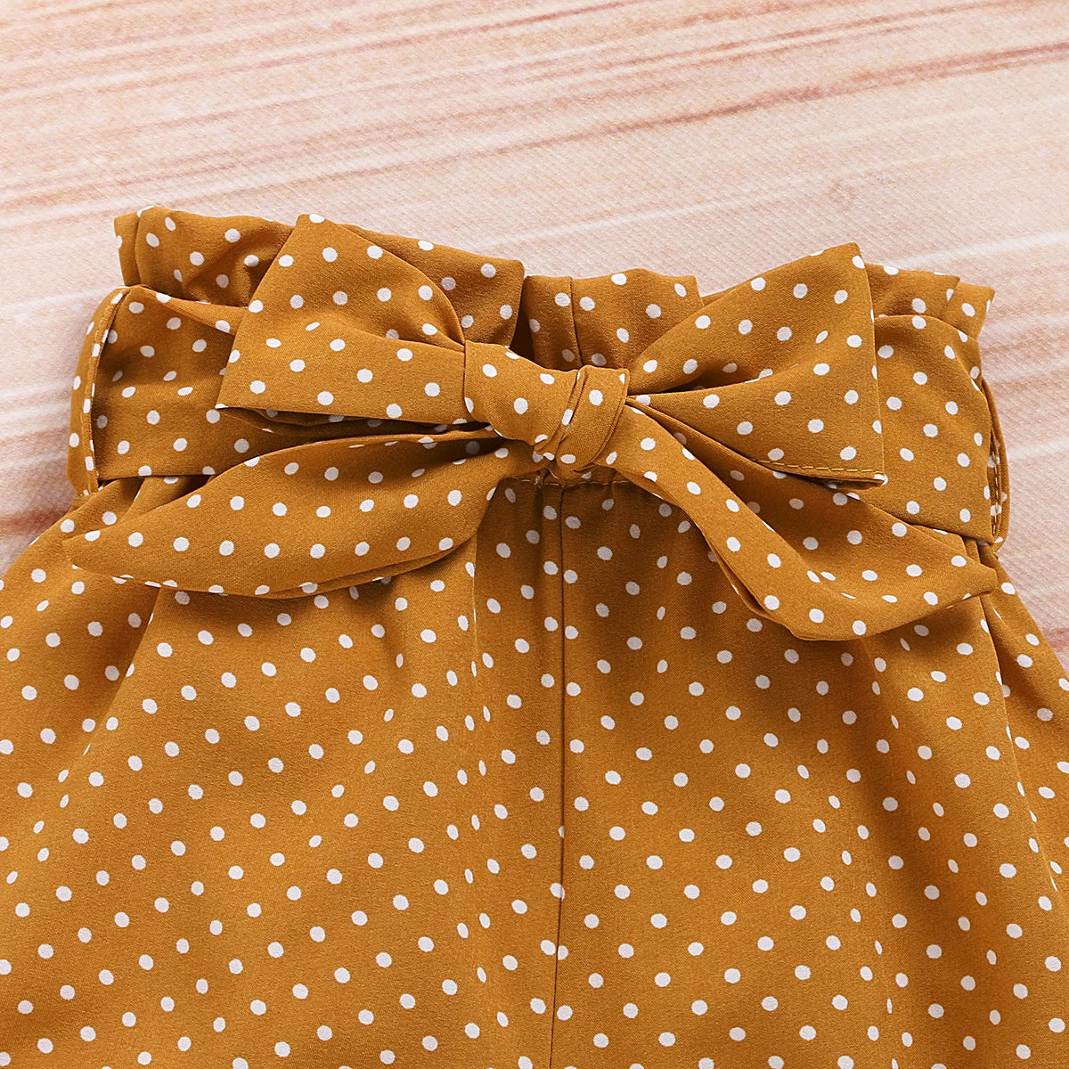 0-18M Baby Girl Outfit – Dot Romper, Pants & Bow Headband Set