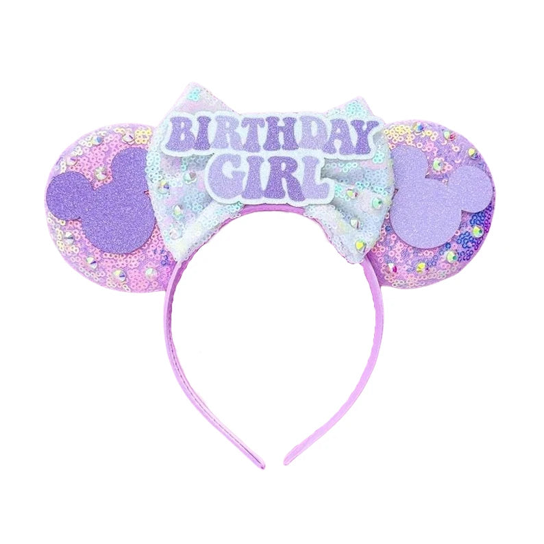 Sparkly Sequin Bow Ear Headband – Cute Cosplay & Party Hair Accessory