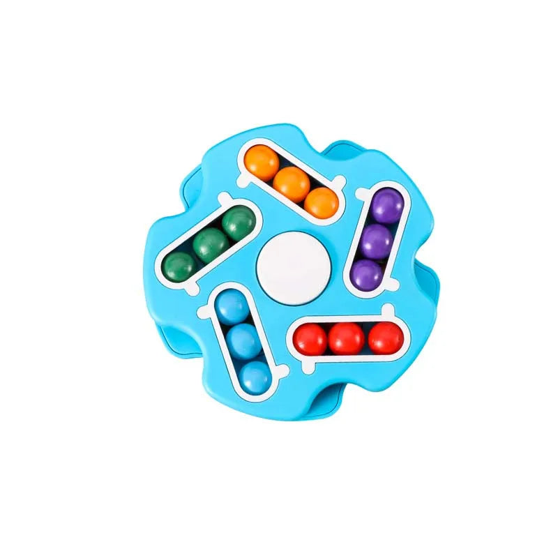 Rotating Bean Fidget Cube – Educational Finger Gyro Toy for Kids