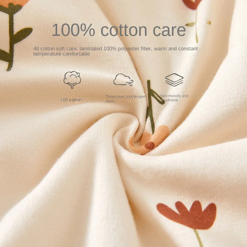 Newborn Butterfly Outfit – Thickened Double-Layer Cotton Monk Clothes