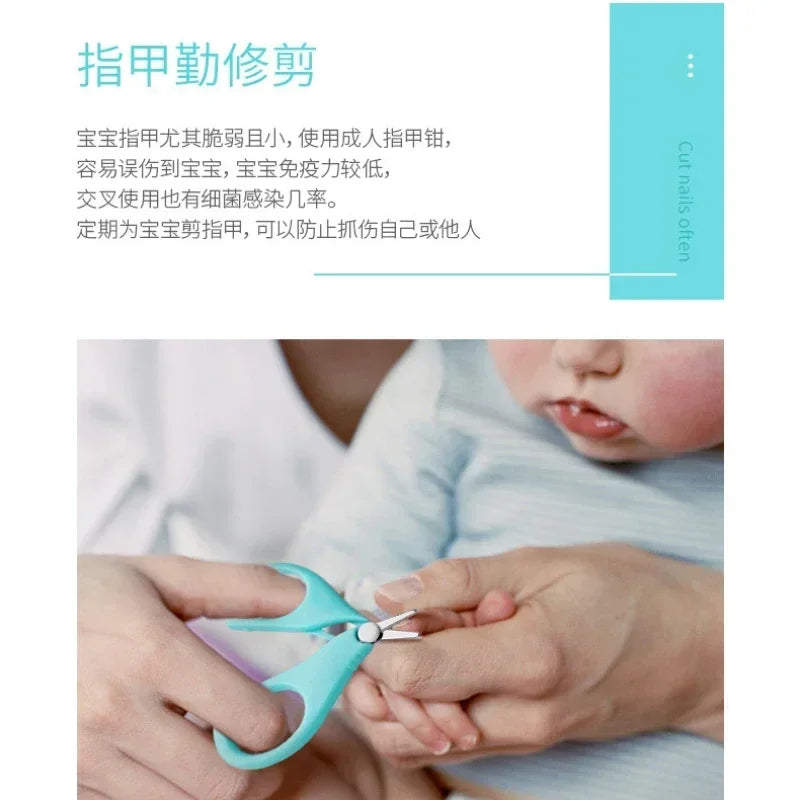 Safe Baby Nail Clippers – Mini Scissors for Newborn Nail Care