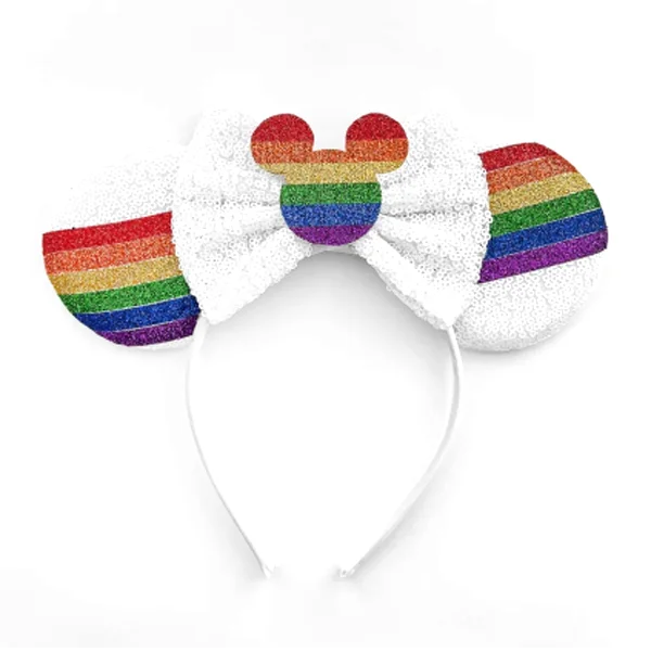 Sparkly Sequin Bow Ear Headband – Cute Cosplay & Party Hair Accessory