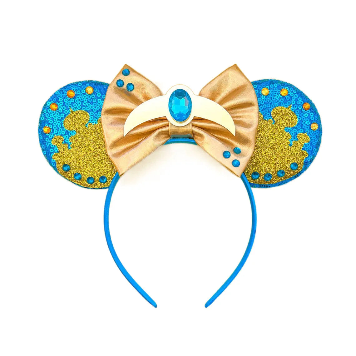 Sparkly Sequin Bow Ear Headband – Cute Cosplay & Party Hair Accessory