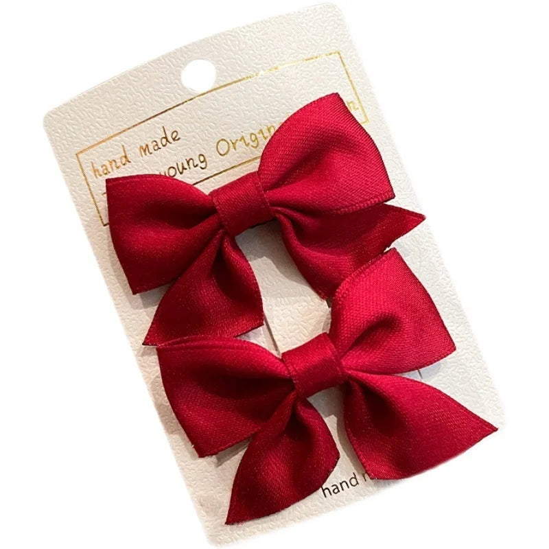 Adorable Bow Hair Clips – Sweet Summer Hair Accessories for Little Girls & Babies