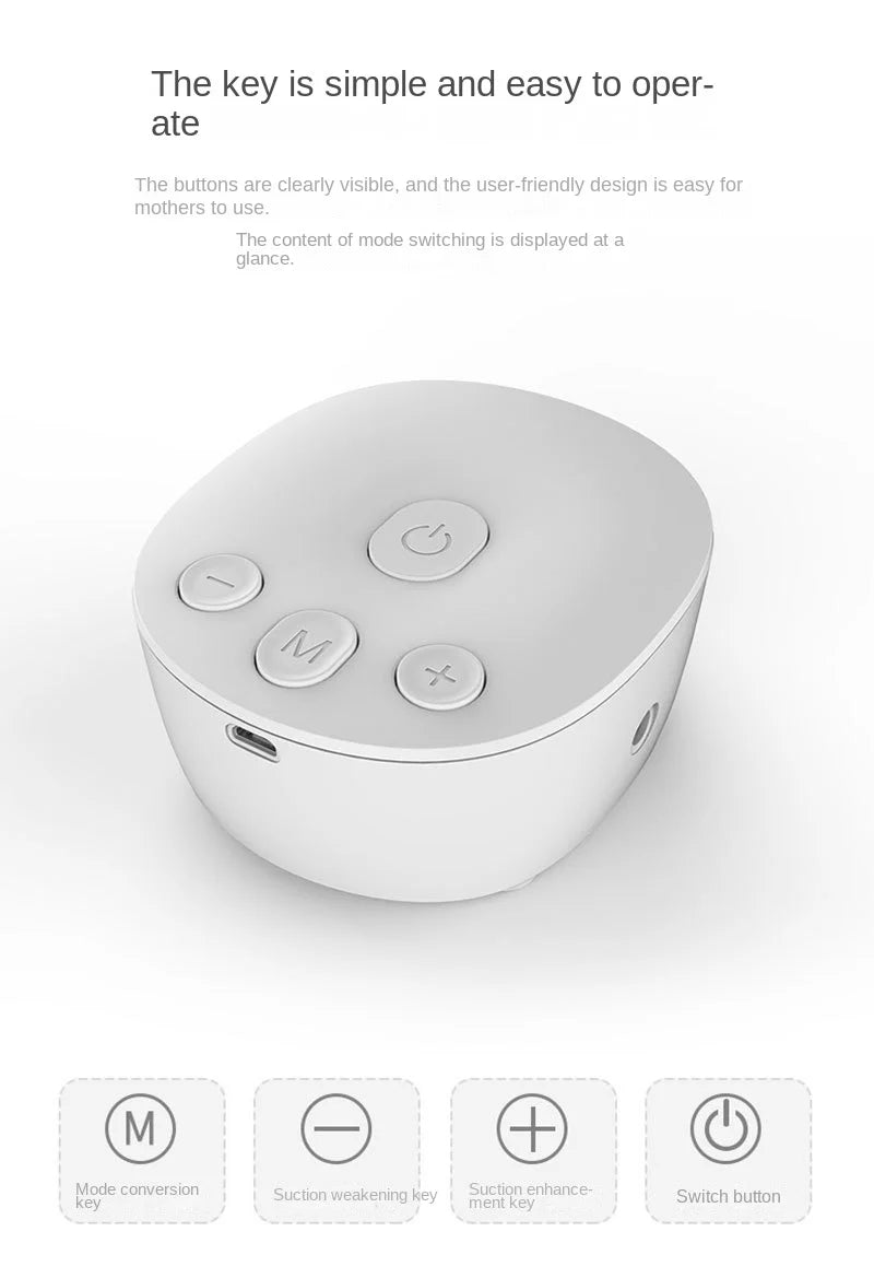 Portable Electric Breast Pump, Silent, Hands-Free, BPA-Free
