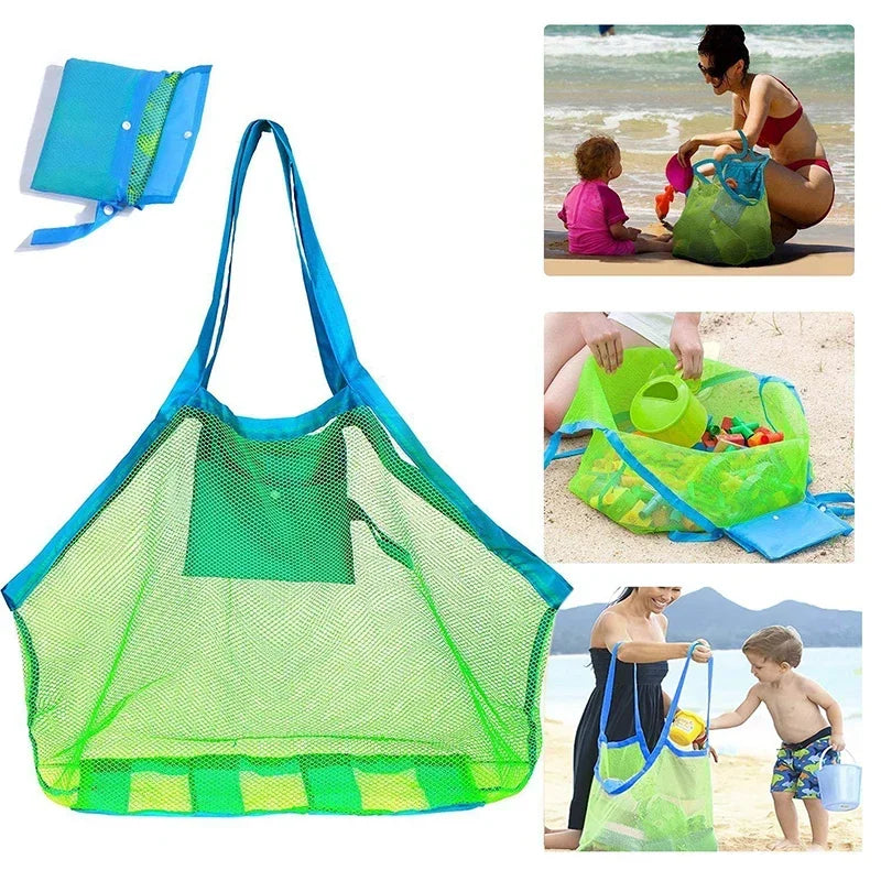 Portable Mesh Bag – Kids' Bath & Beach Toy Storage