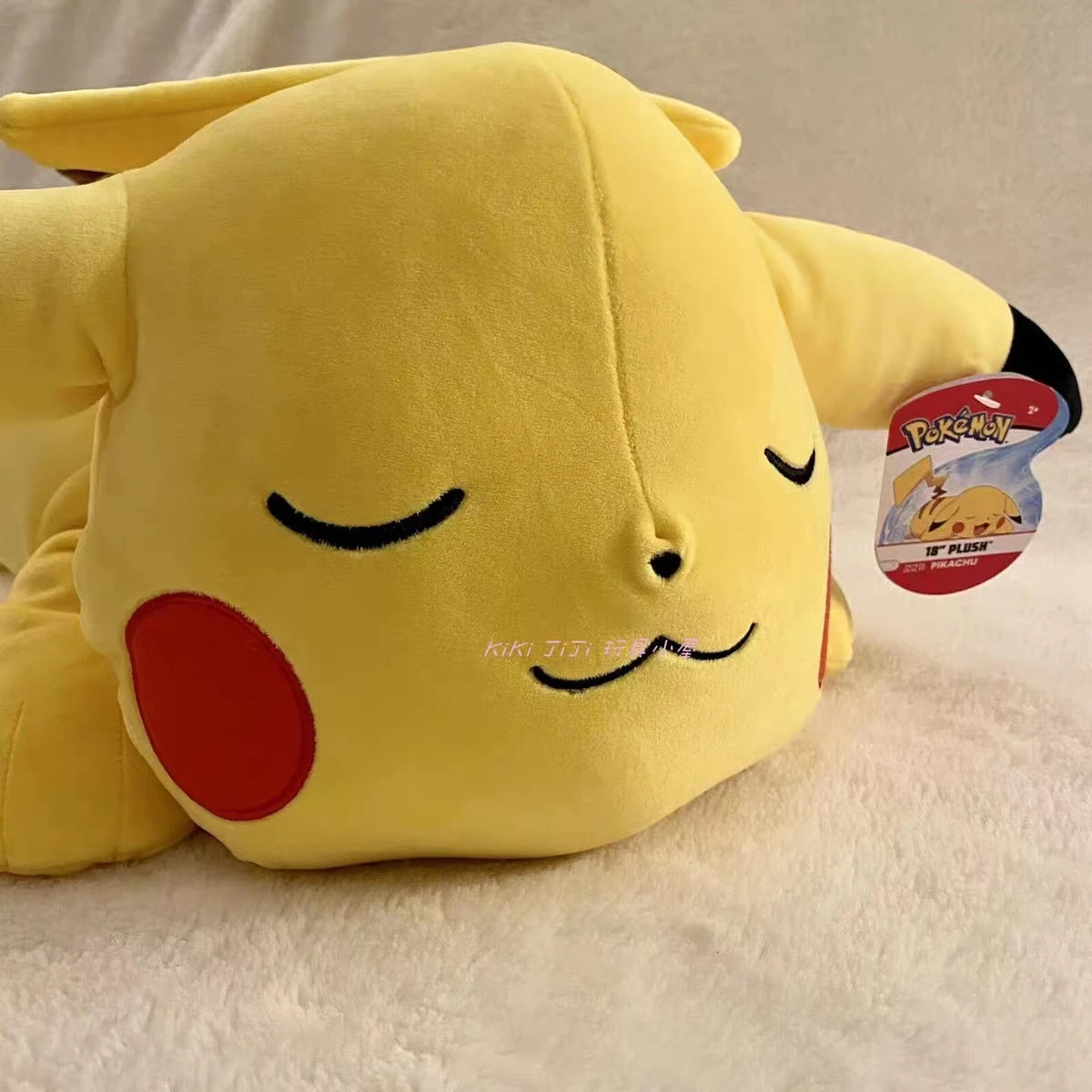 50CM Sleepy Pikachu Plush – Soft Stuffed Toy for Kids & Home Décor