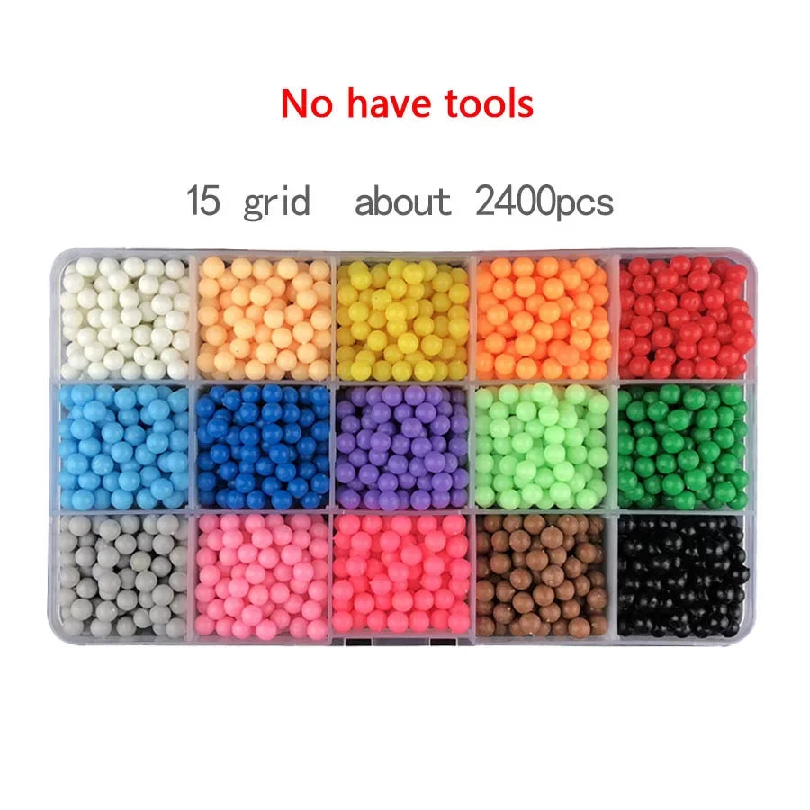 Water Spray Crystal Bead Puzzle – 3D Handmade Magic Toy for Kids