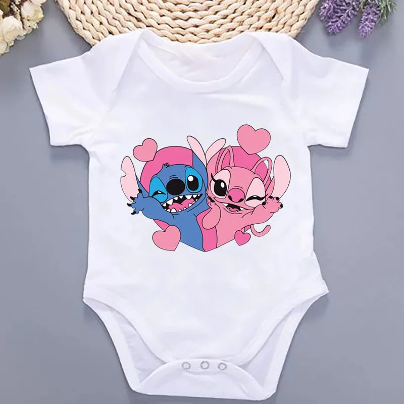 Kawaii Print Summer Baby Bodysuit – 100% Cotton One-Piece Jumpsuit