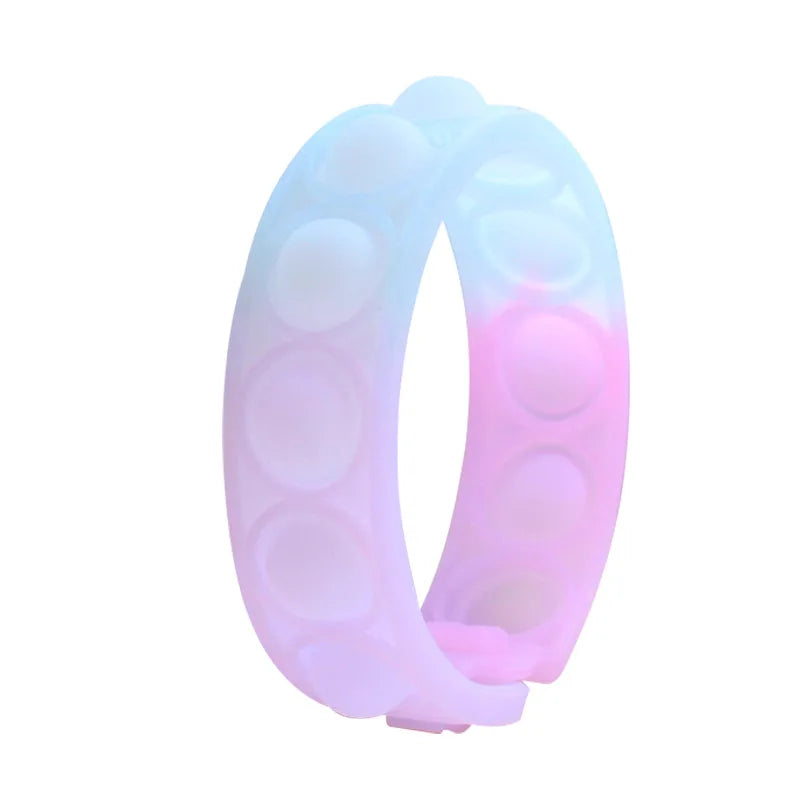 Pop Bubble Fidget Bracelet – Colorful Silicone Sensory Toy for Stress & Anxiety Relief
