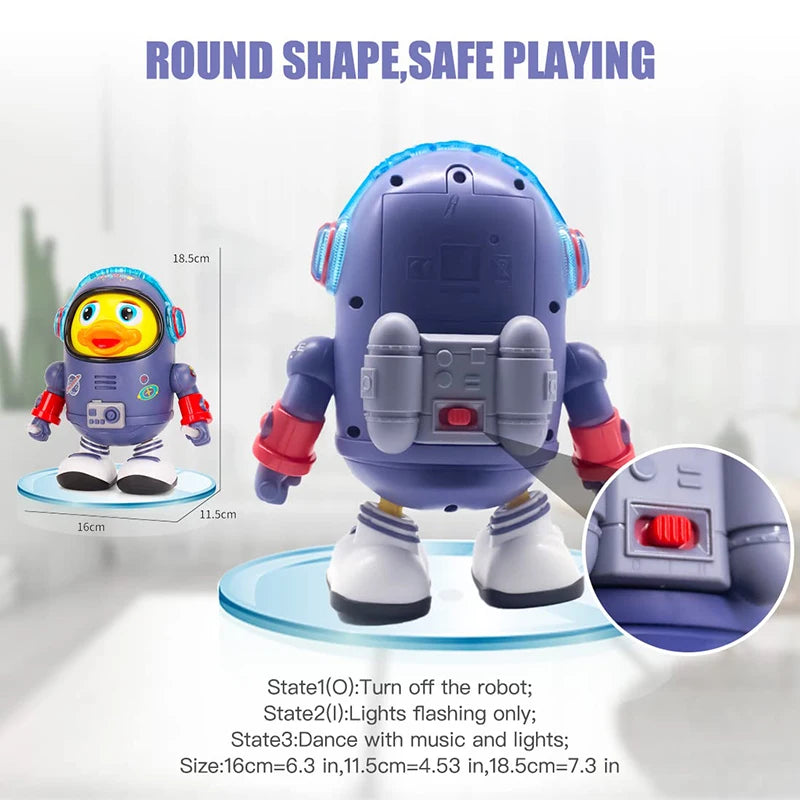 Musical Dancing Duck – Interactive Light-Up Toy for Babies & Kids