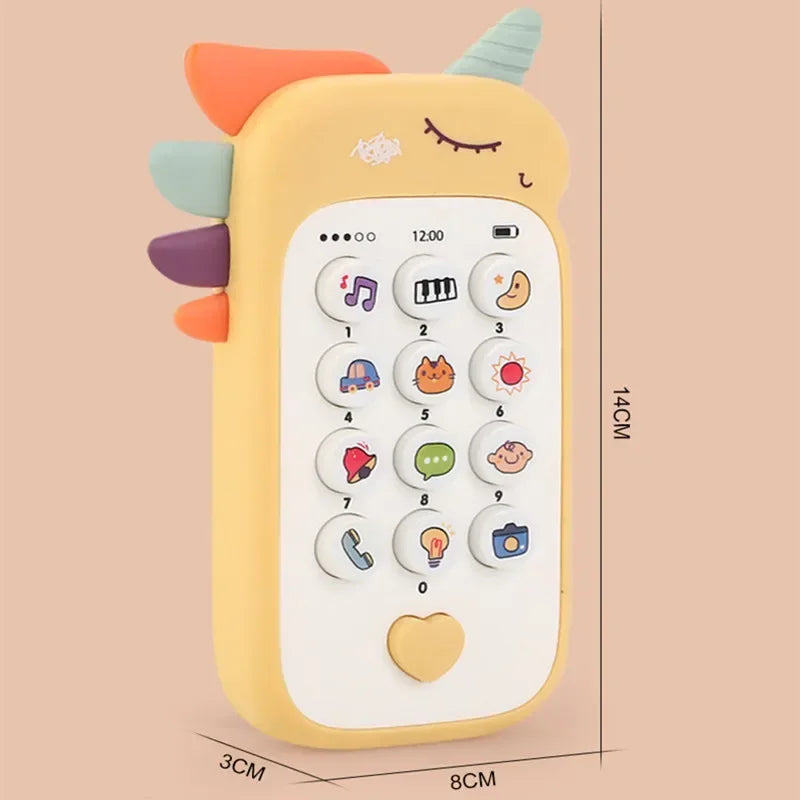 Baby Phone Toy – Musical Sound & Teething Early Education Toy for 0-12 Months