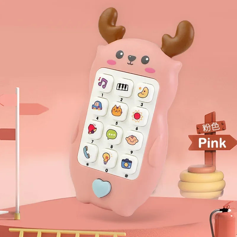 Baby Phone Toy – Musical Sound & Teething Early Education Toy for 0-12 Months