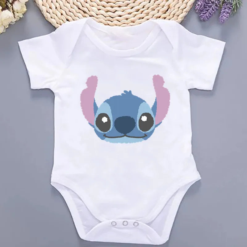 Kawaii Print Summer Baby Bodysuit – 100% Cotton One-Piece Jumpsuit