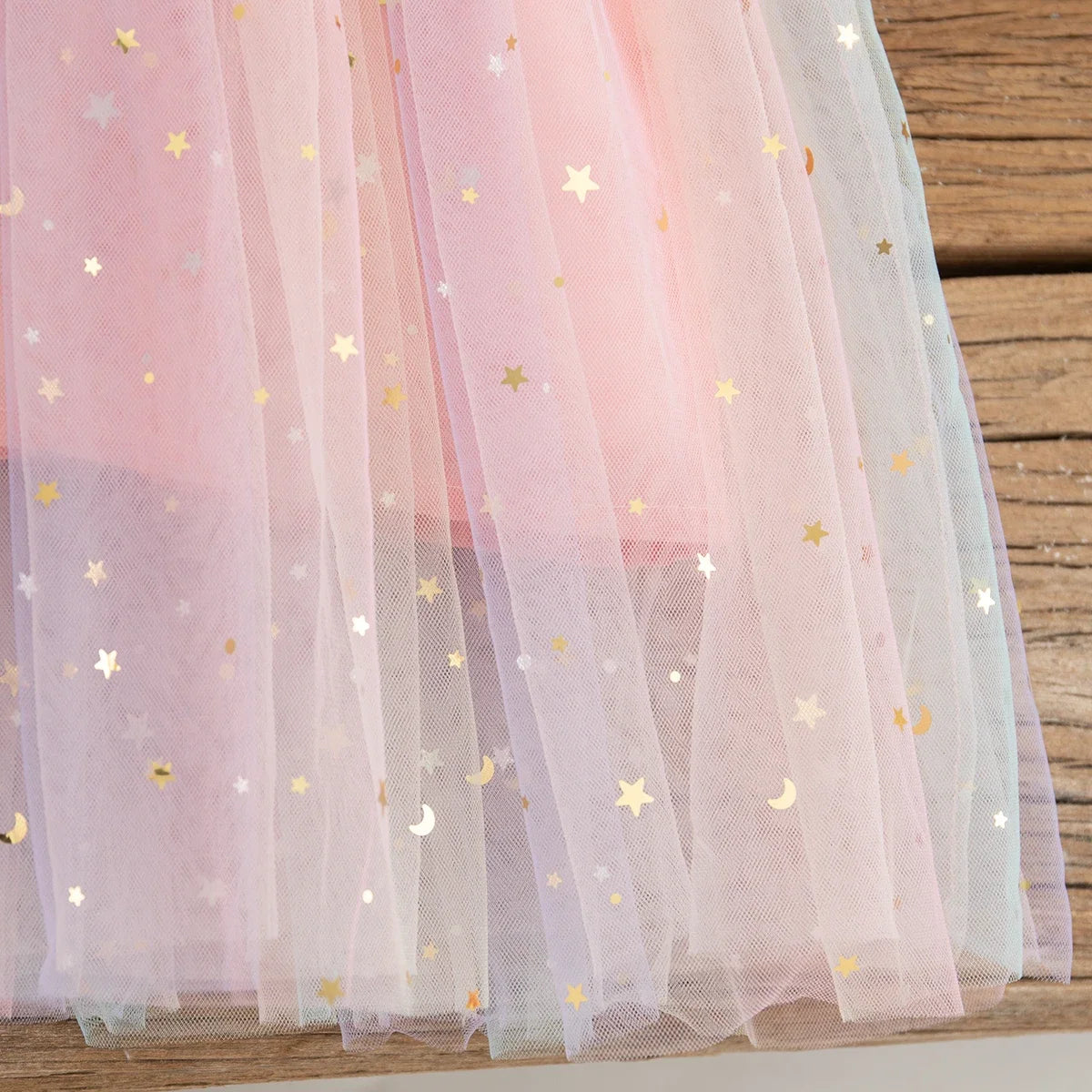 Baby Girl Summer Dress – Colorful Sequin Mesh Flower Girl Outfit