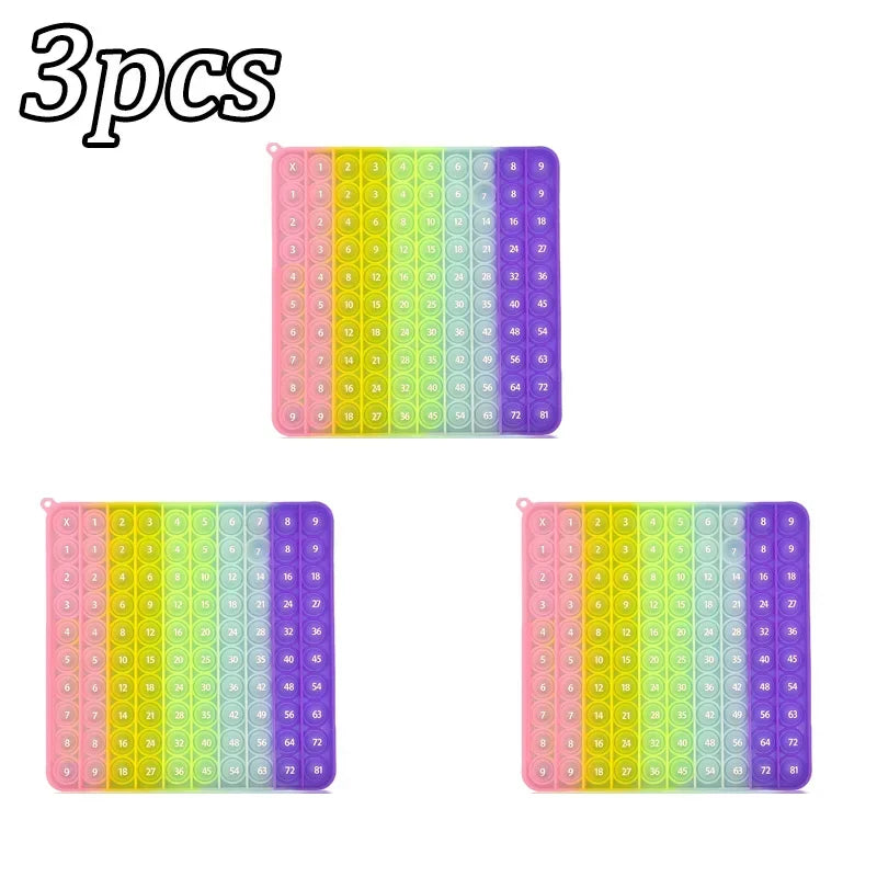 9x9 Multiplication Pop It – Educational Math Fidget Toy for Kids
