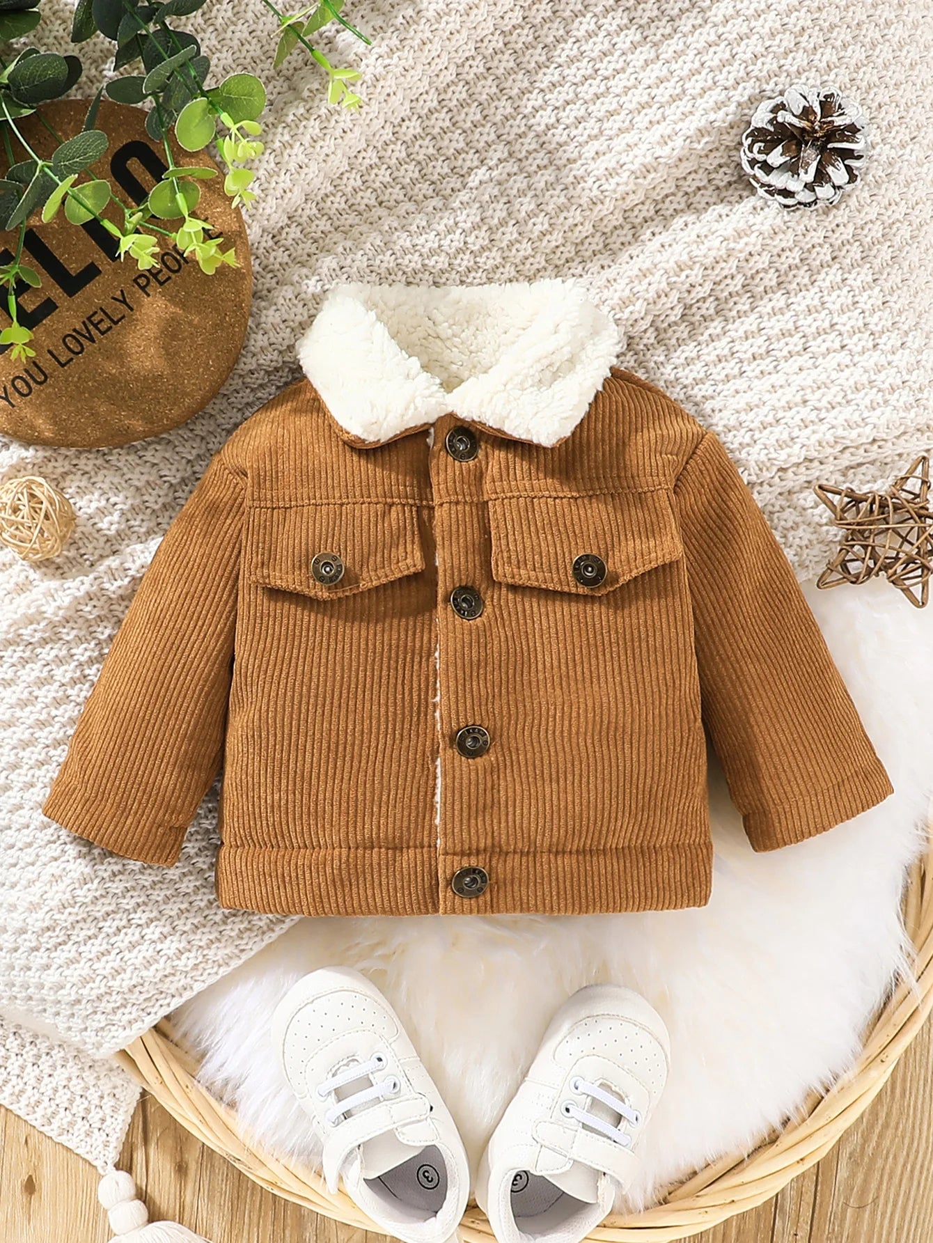 Warm Baby Jacket – Winter Cotton Coat for Toddlers (0-3Y)