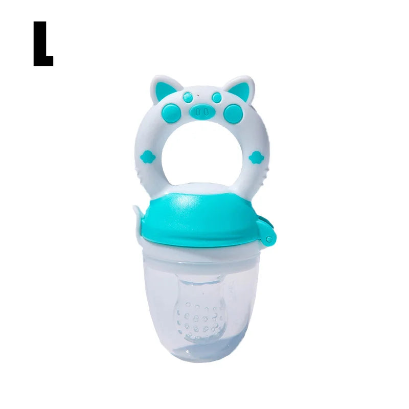 Baby Food Feeder – Silicone Spoon & Juice Extractor for Fruits & Vegetables