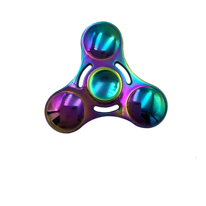 Rainbow Metal UFO Spinner – Handheld Stress Relief Toy