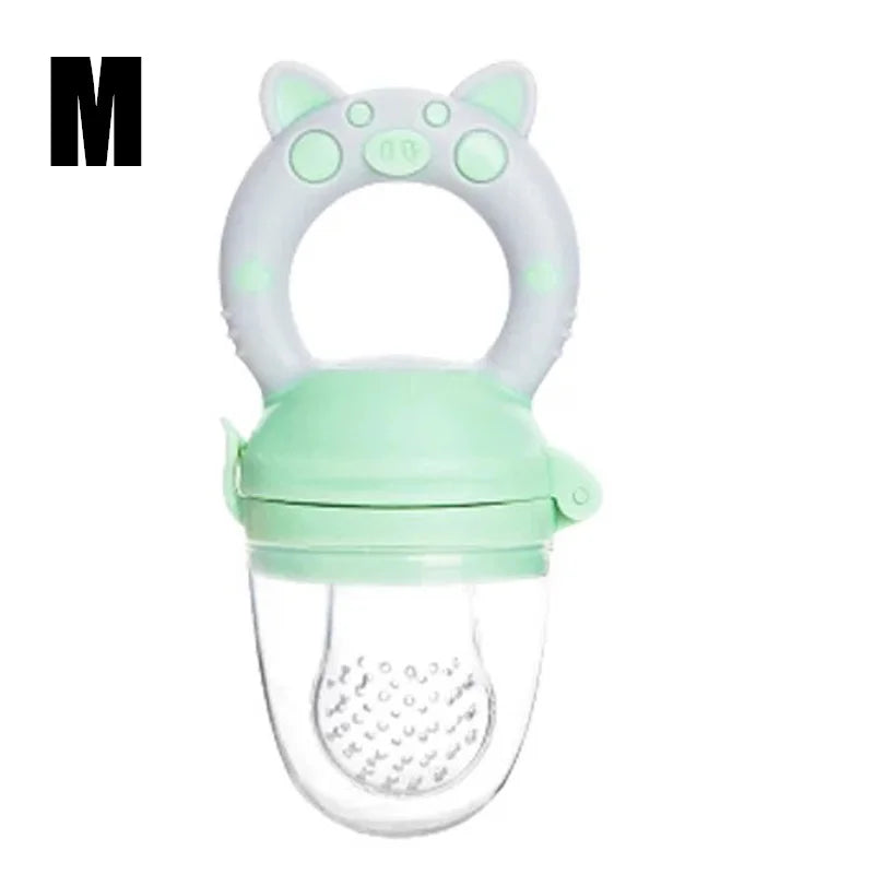 Baby Food Feeder – Silicone Spoon & Juice Extractor for Fruits & Vegetables