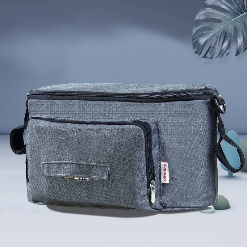 Baby Stroller Organizer – Large Capacity Diaper Bag for Travel & Storage