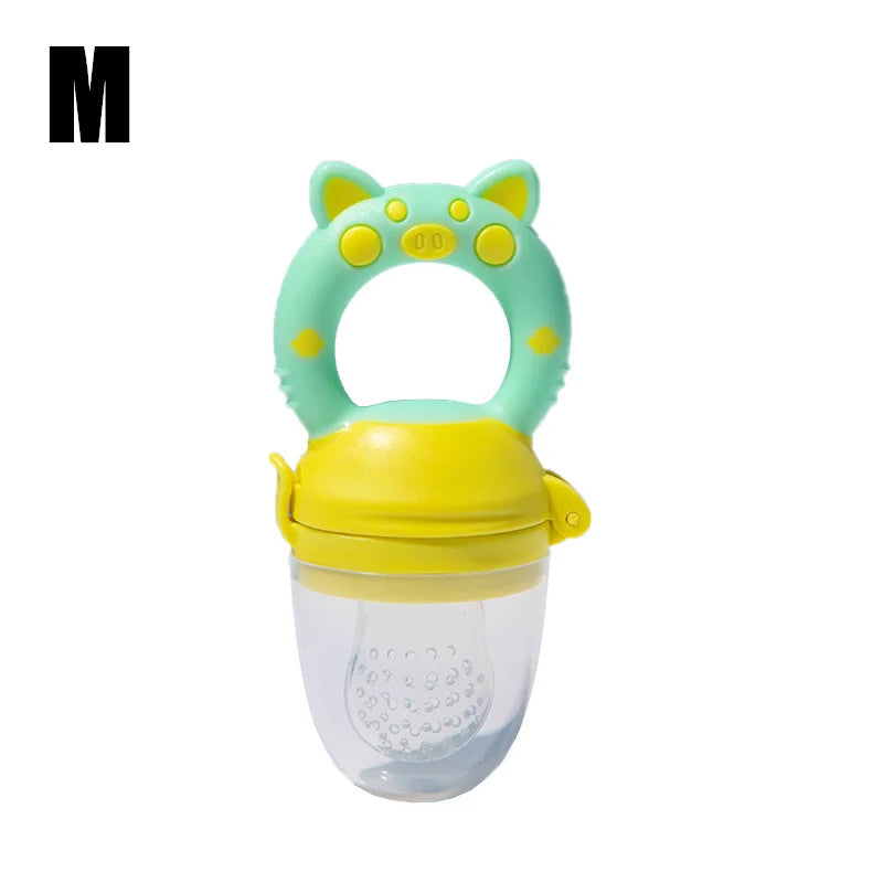 Baby Food Feeder – Silicone Spoon & Juice Extractor for Fruits & Vegetables