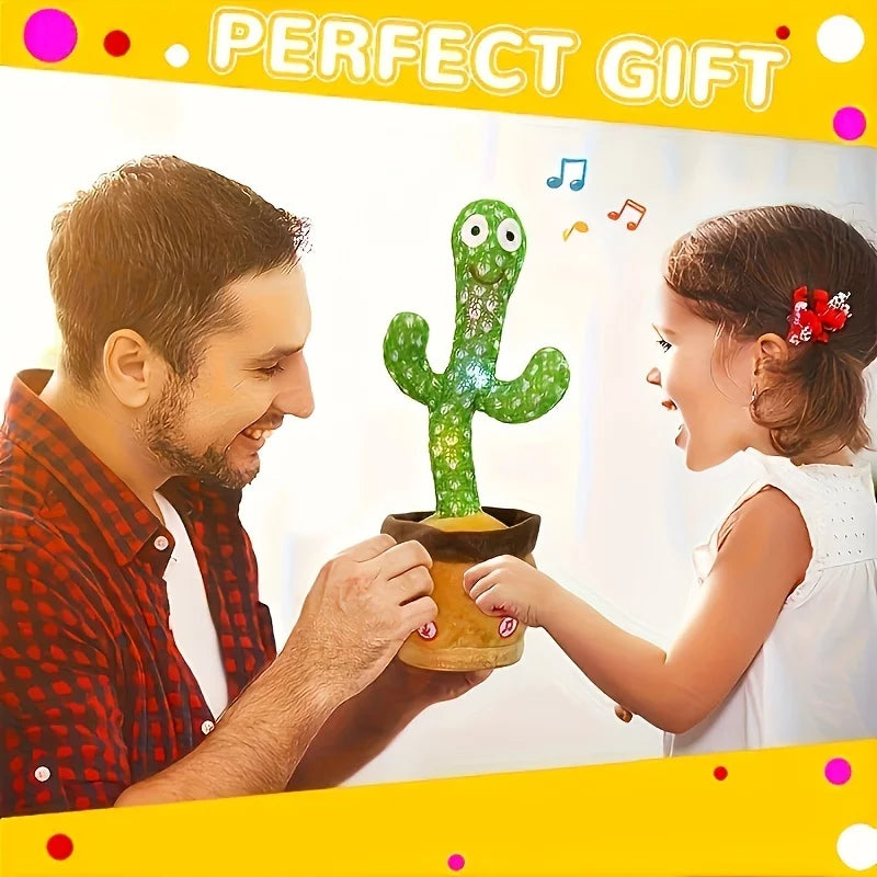 Talking Dancing Cactus – Light-Up Mimicking & Singing Toy for Kids