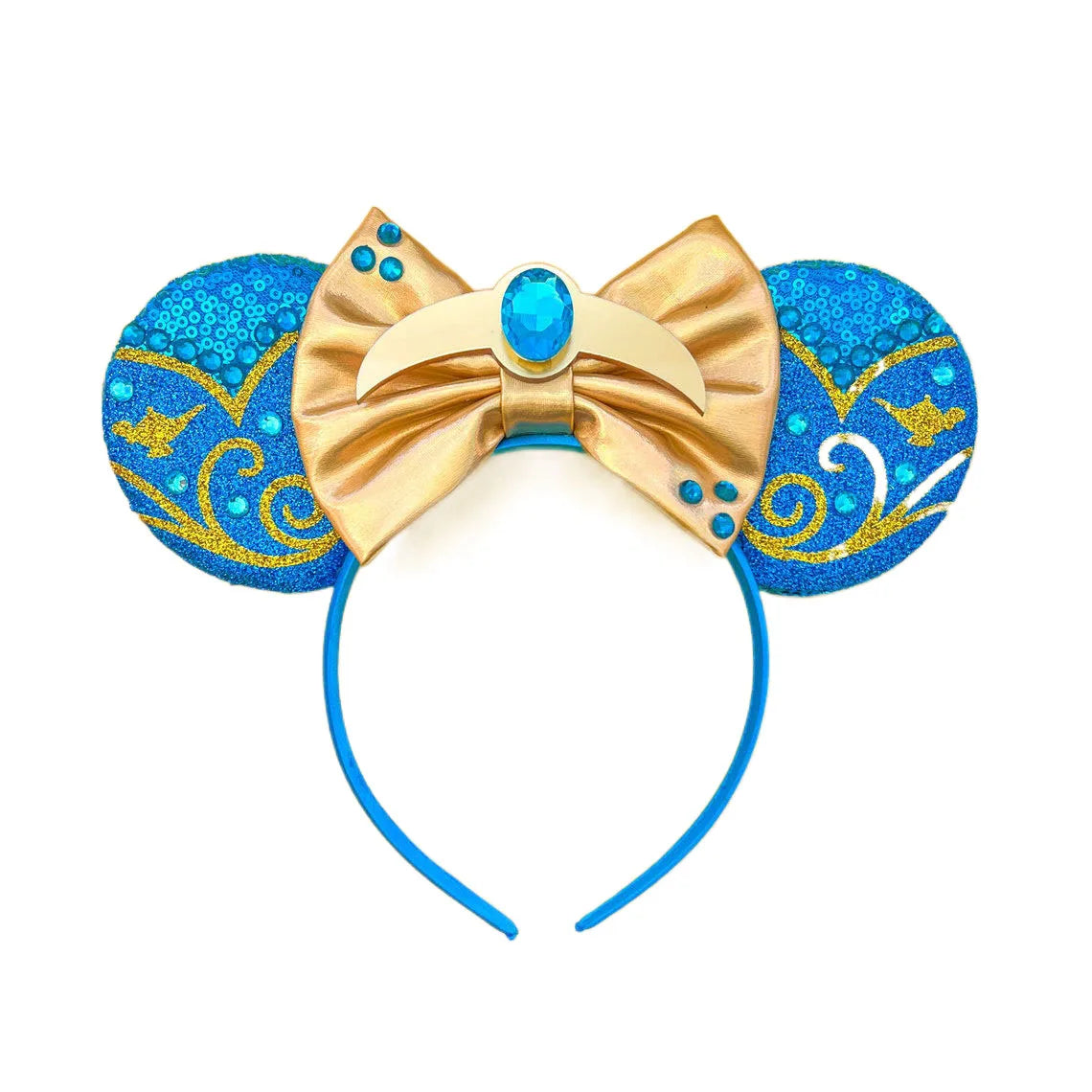 Sparkly Sequin Bow Ear Headband – Cute Cosplay & Party Hair Accessory