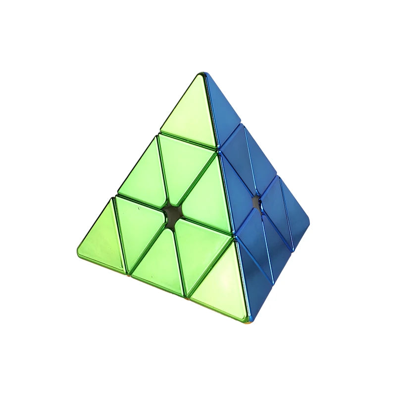 Speed Plating Magnetic Cube Set – 2x2, 3x3, Pyramid Stickerless