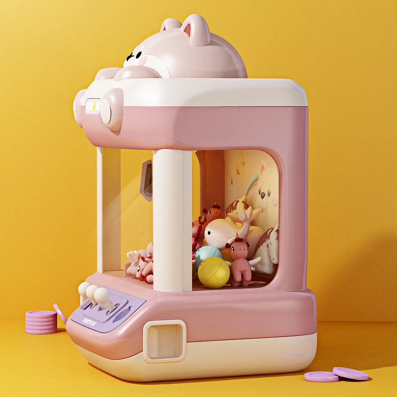Mini Claw Machine – Music & Light Toy for Kids' Gifts