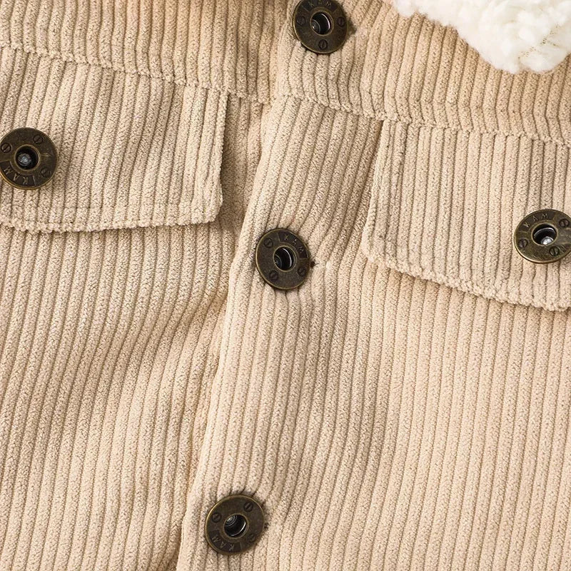 Winter Jacket for Baby Boys – Warm Cotton Coat for 0-3Y Toddler