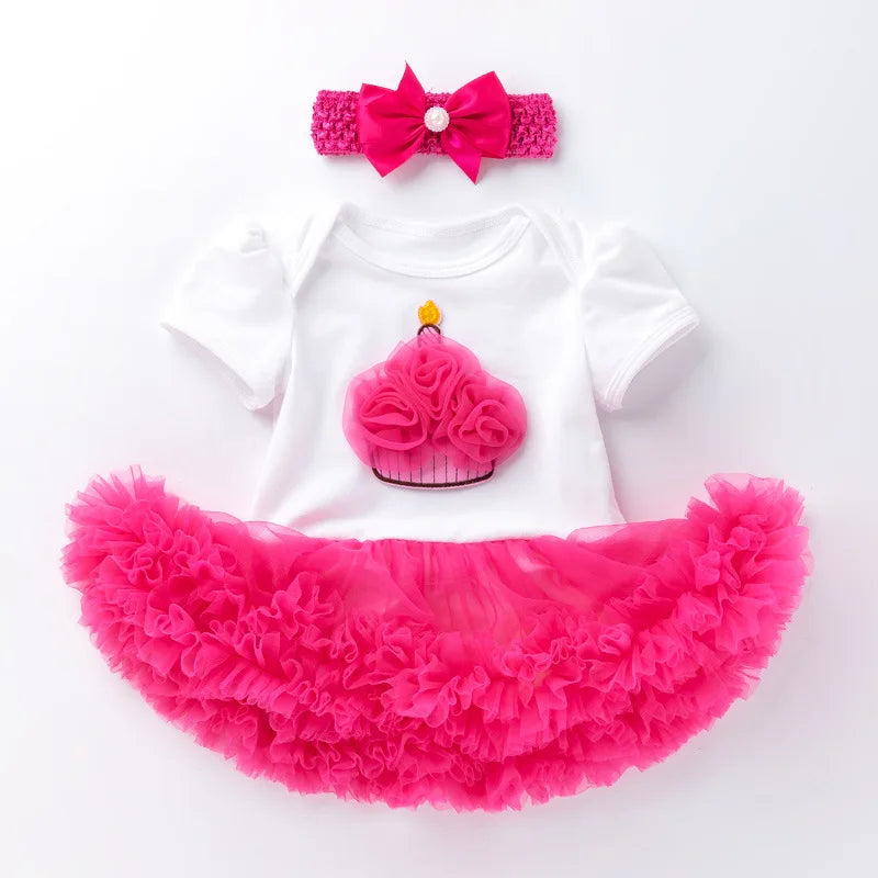 Baby Girl Summer Outfit – Short Sleeve Top & Skirt 2-Piece Set